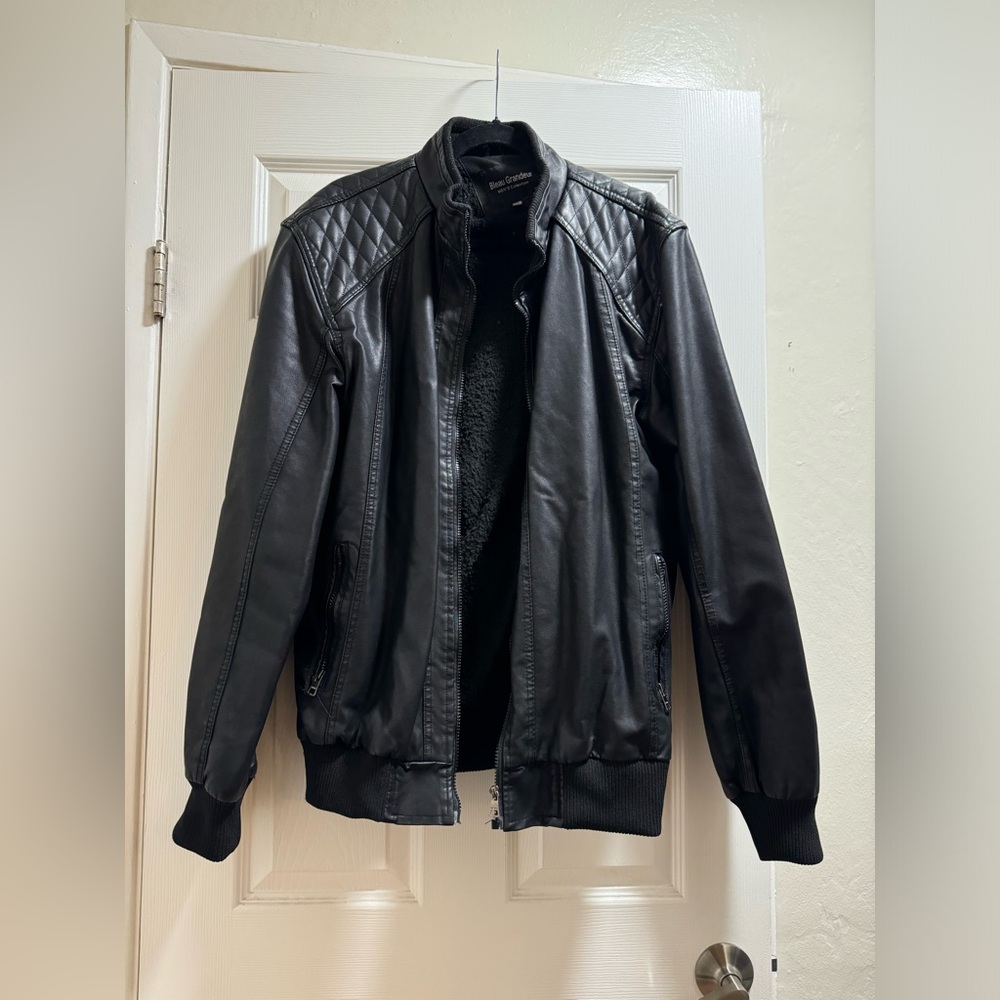 Bleau Grandeur Vegan Men Leather Jacket | Size XL
